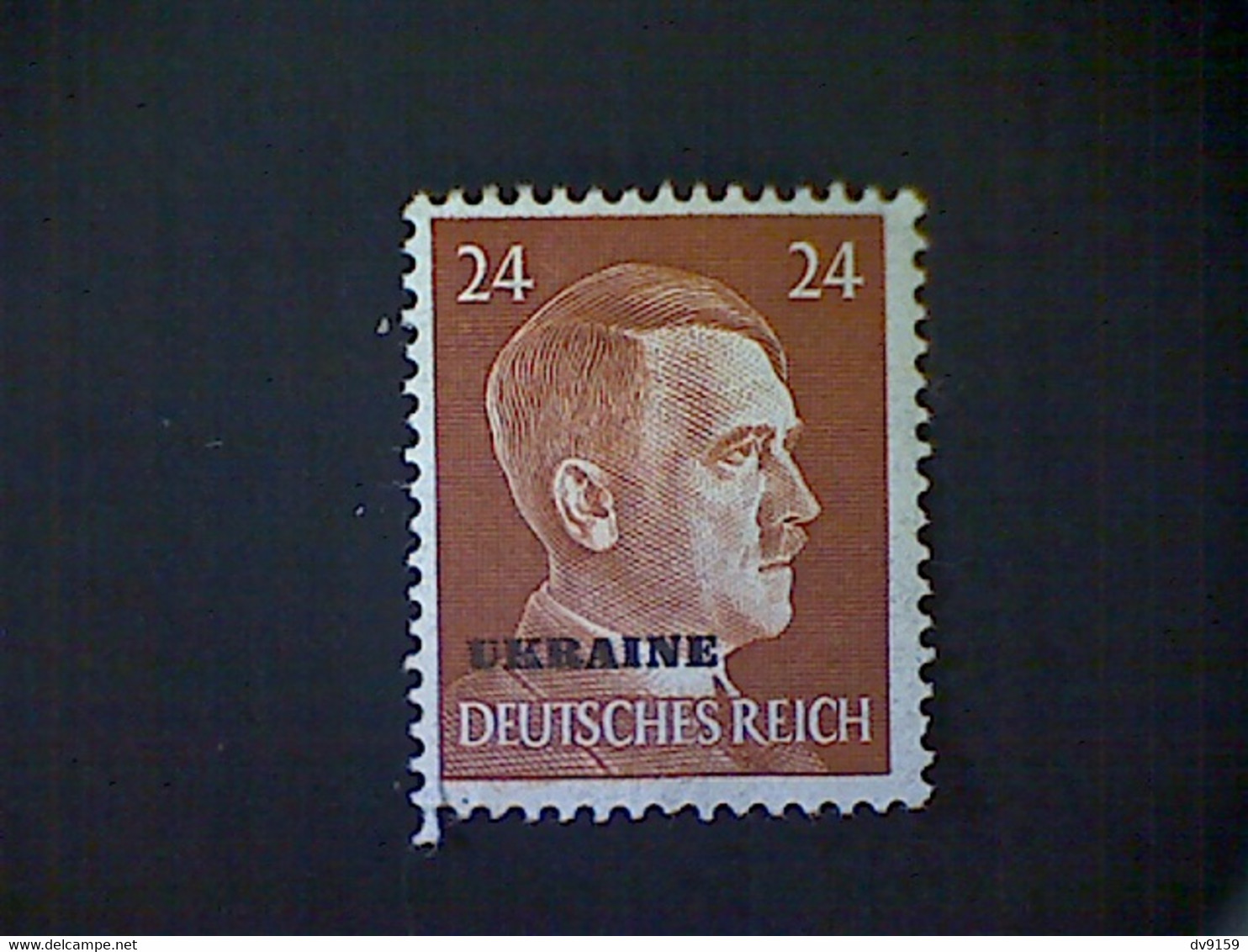 Russia, Scott #N54, Mint (*), 1941, Hitler Overprint Ukraine, 24pf, Orange Brown - 1941-43 Occupazione Tedesca