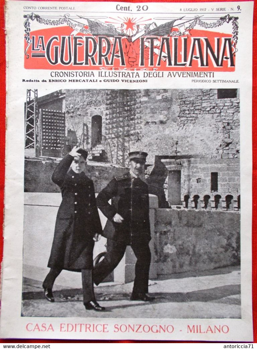 La Guerra Italiana 8 Luglio 1917 WW1 Baracca Giannina Carso Fronte Giulio Olivi - Weltkrieg 1914-18