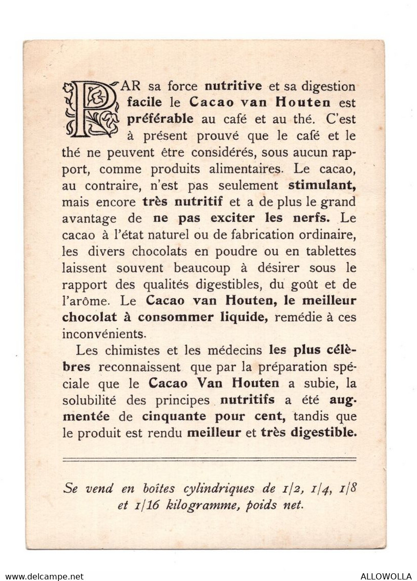 13584" AUXERRE-LA CATHEDRALE - CACAO VAN HOUTEN " Cm. 14 X 10 - Van Houten