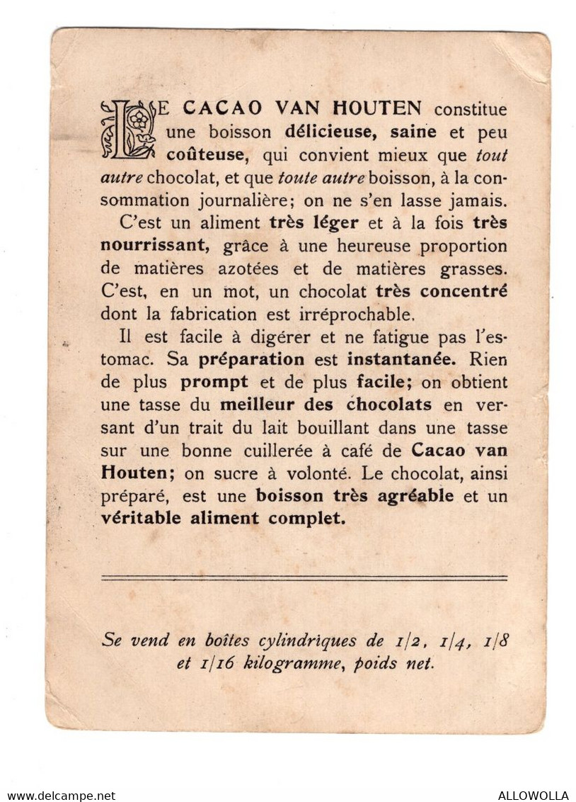 13585" CHÂTEAU SAINT GERMAIN EN LAYE - CACAO VAN HOUTEN " Cm. 10 X 14 - Van Houten