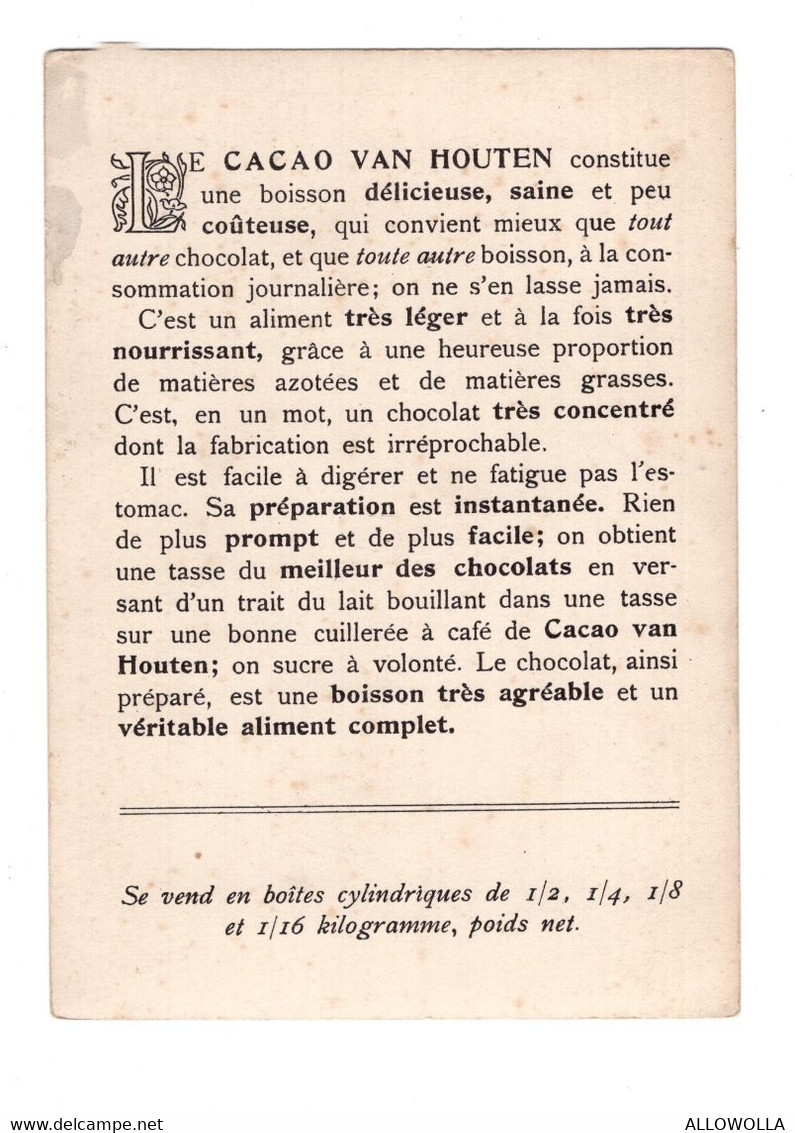 13588" AMIENS-LA CATHÉDRALE - CACAO VAN HOUTEN " Cm. 14 X 10 - Van Houten