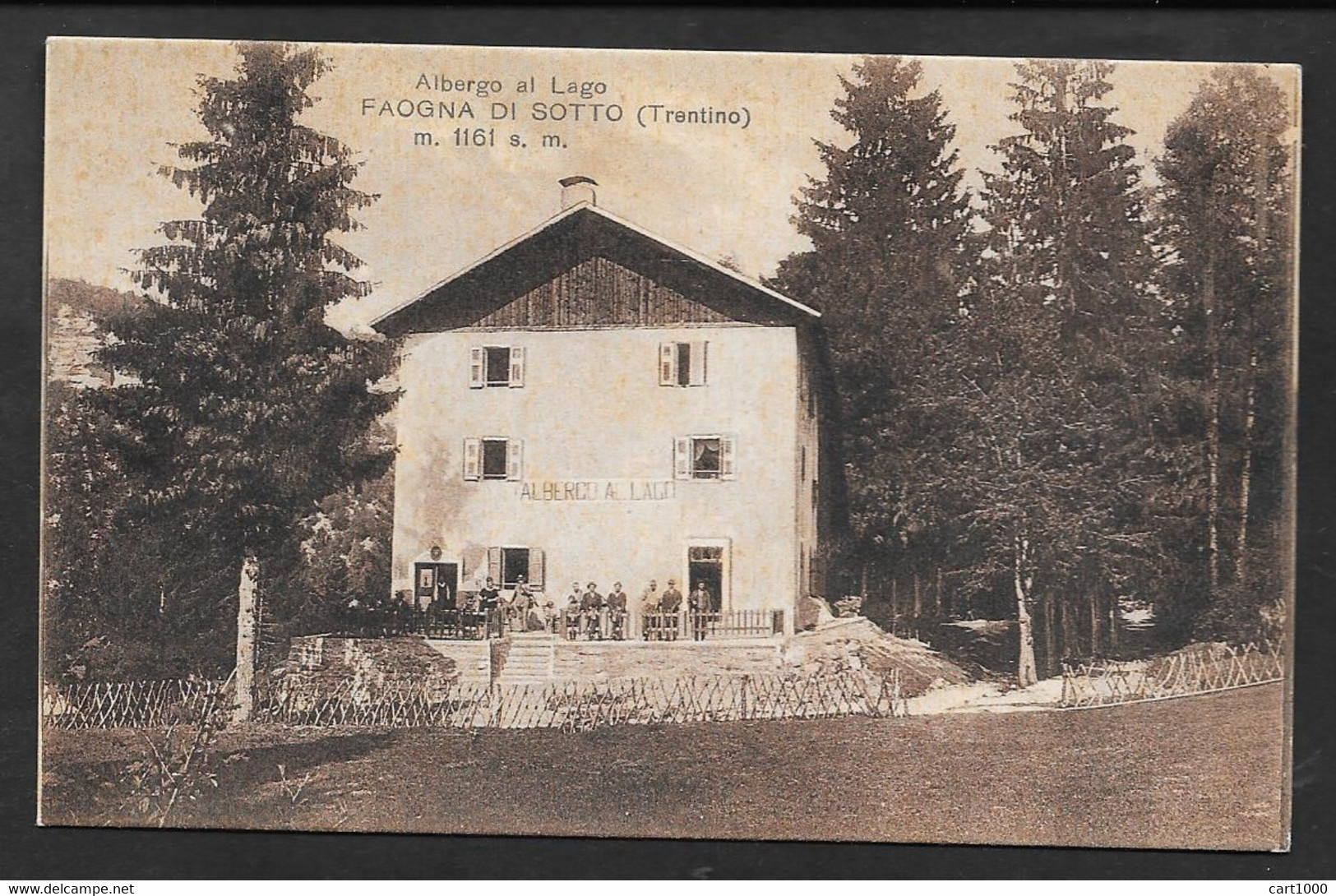 ALBERGO AL LAGO FAOGNA DI SOTTO (FAVOGNA) NON VG. N° B925 - Bolzano