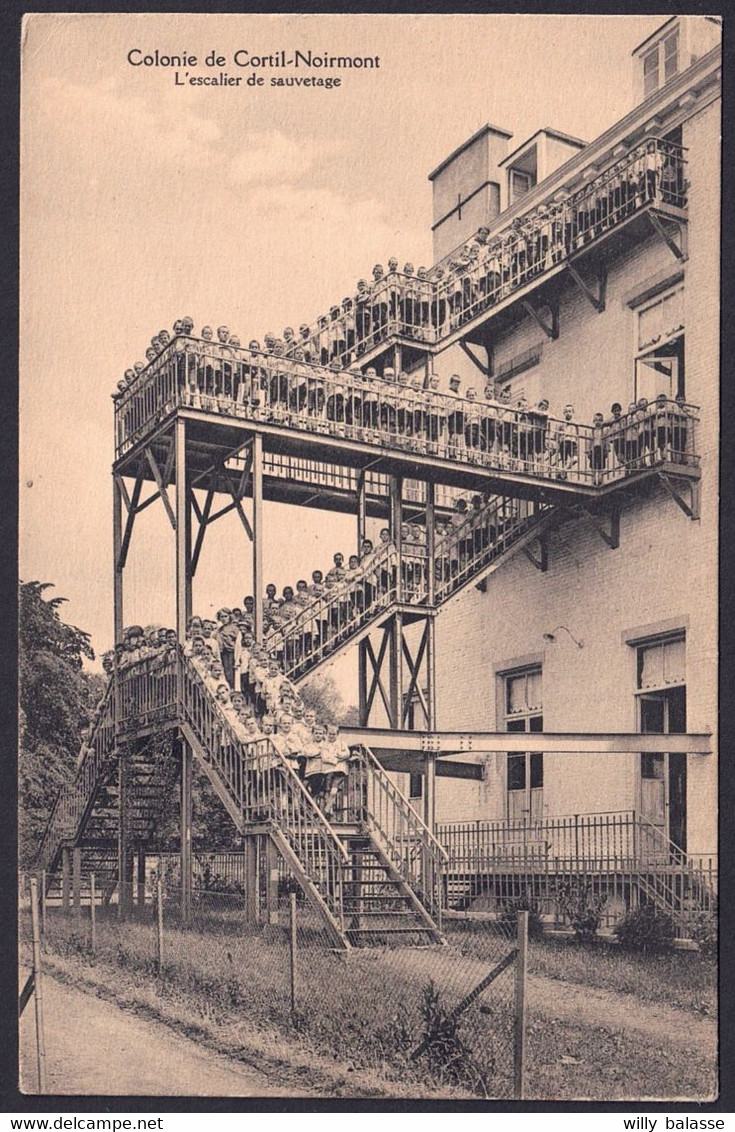 +++ CPA - Colonie De CORTIL - NOIRMONT - Escalier De Sauvetage   // - Chastre