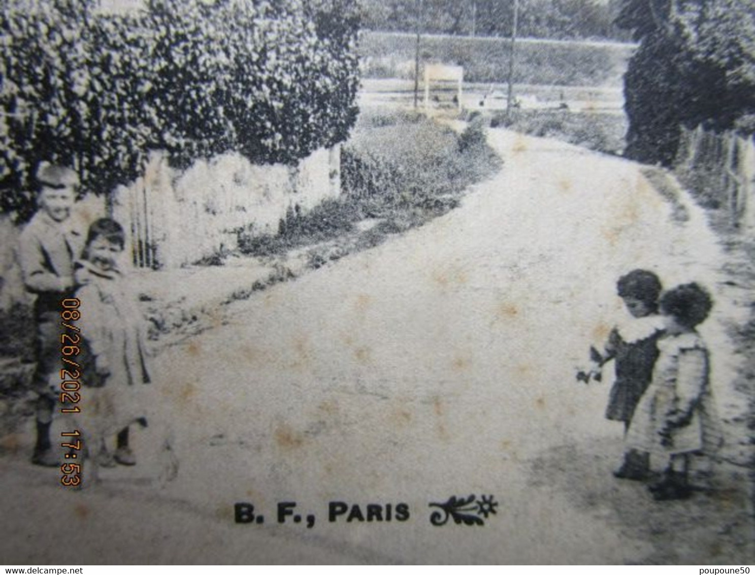 CPA 78 Yvelines MAURECOURT  - Enfants  La Rue ITASSE  Allant Aux Bords De L'Oise  1911 - Maurecourt