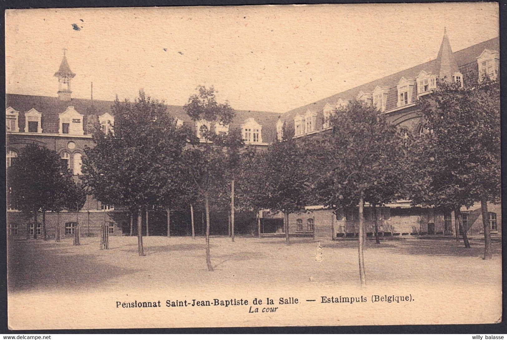 +++ CPA - ESTAIMPUIS - Pensionnat St Jean Baptiste De La Salle - La Cour   // - Estaimpuis