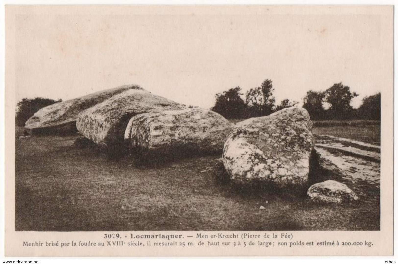 Locmariaquer...2 Cp..Men-er-Koecht Et Men-er-Koecht...Edit.LAURENT-NEL. - Dolmen & Menhirs