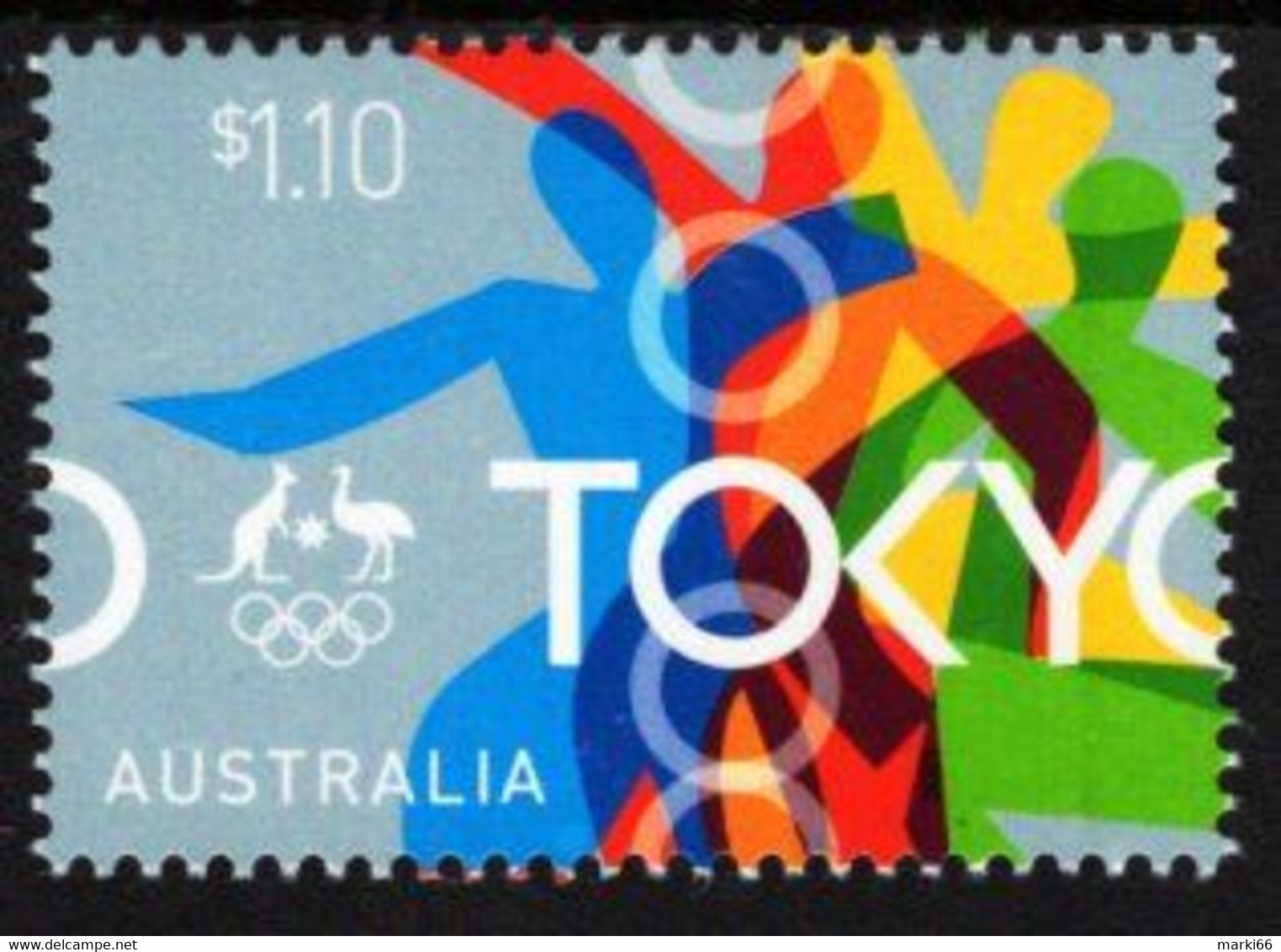 Australia - 2021 - XXXII Summer Olympic Games In Tokyo - Mint Stamp - Nuovi