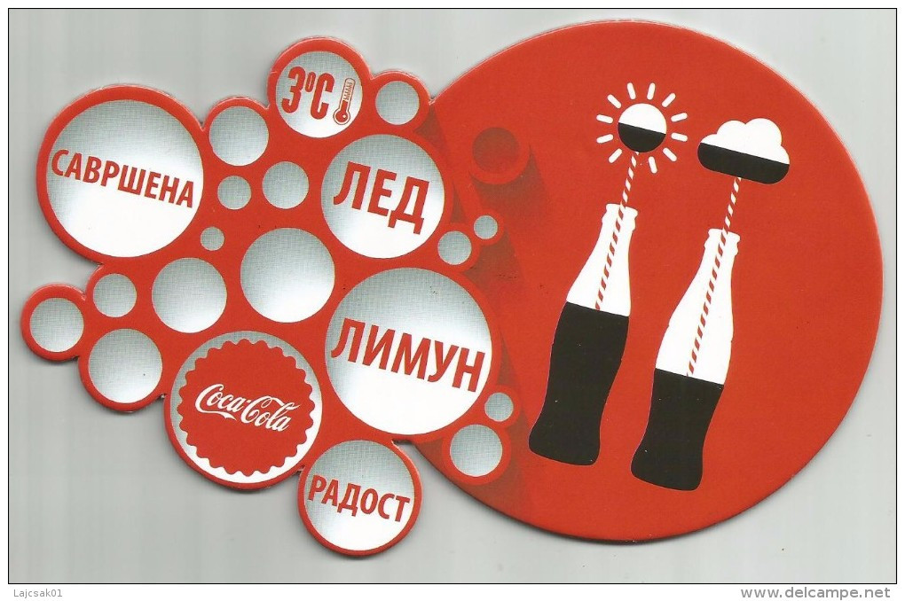 COCA COLA   New Coaster From Serbia - Sottobicchieri Di Birra