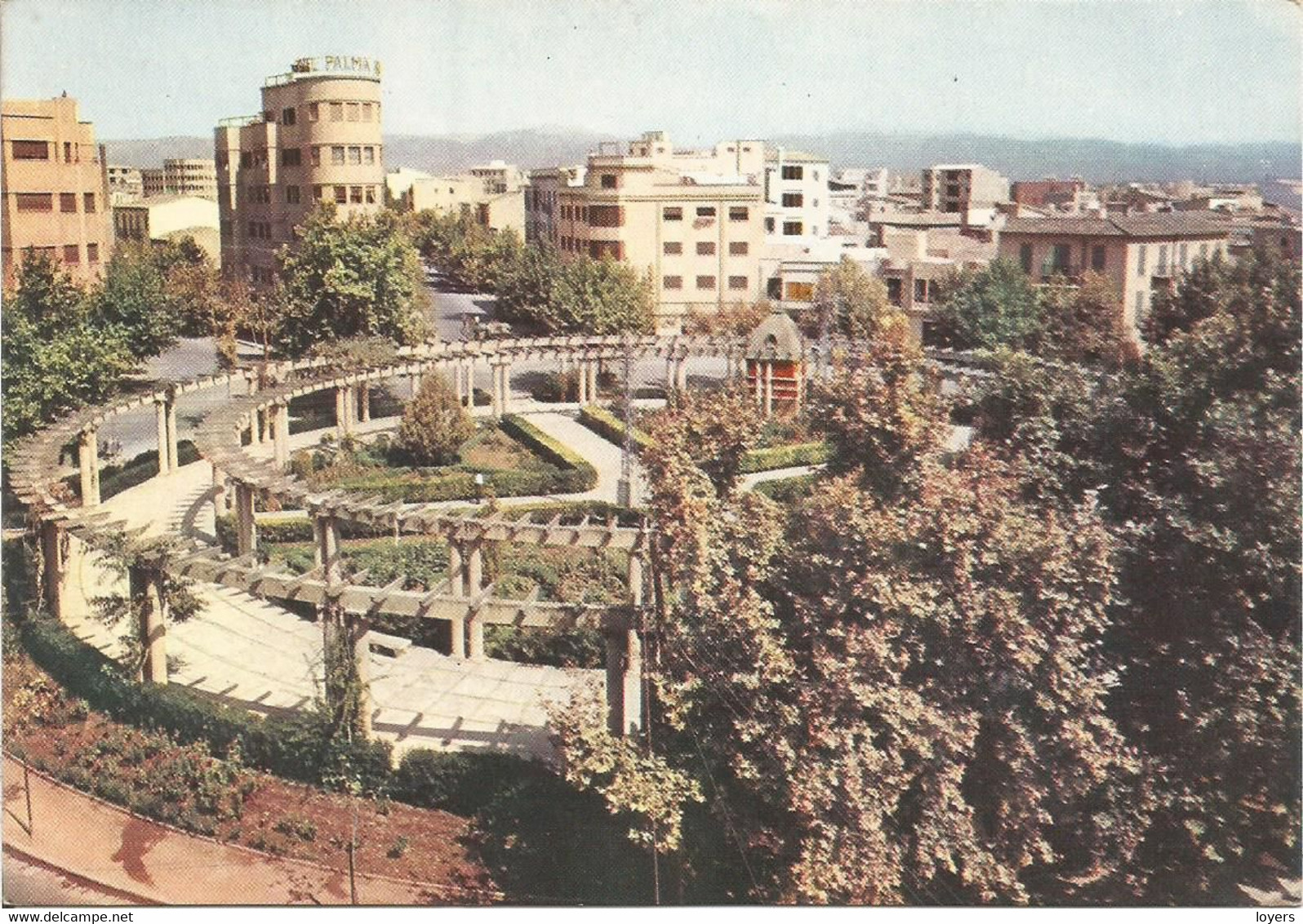 PALMA DE MALLORCA. Plaza Garcia Orell Y Hotel Palma.  (SCAN VERSO) - Palma De Mallorca