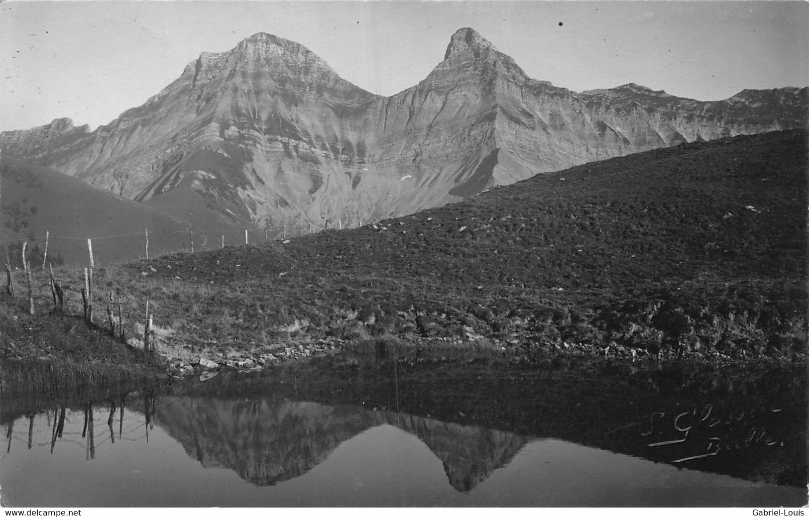 Au Leyty - Leyte - Vallée Du Motellon -  Brenlaire Folliéran 1927 - Val-de-Charmey - Glasson Bulle - Bulle