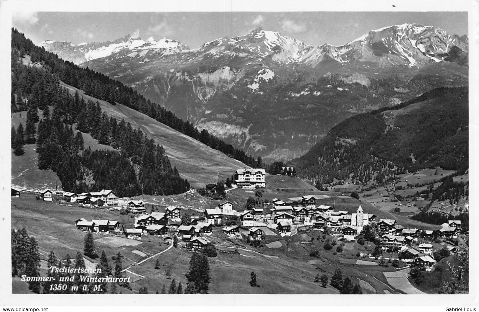 Tschiertschen Sommer Und Winterkurort 1942 - Tschiertschen