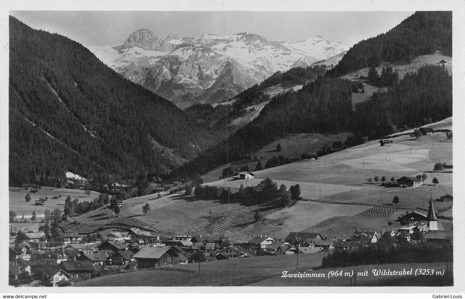 Zweisimmen Mit Wildstrubel - 1927 - Trub