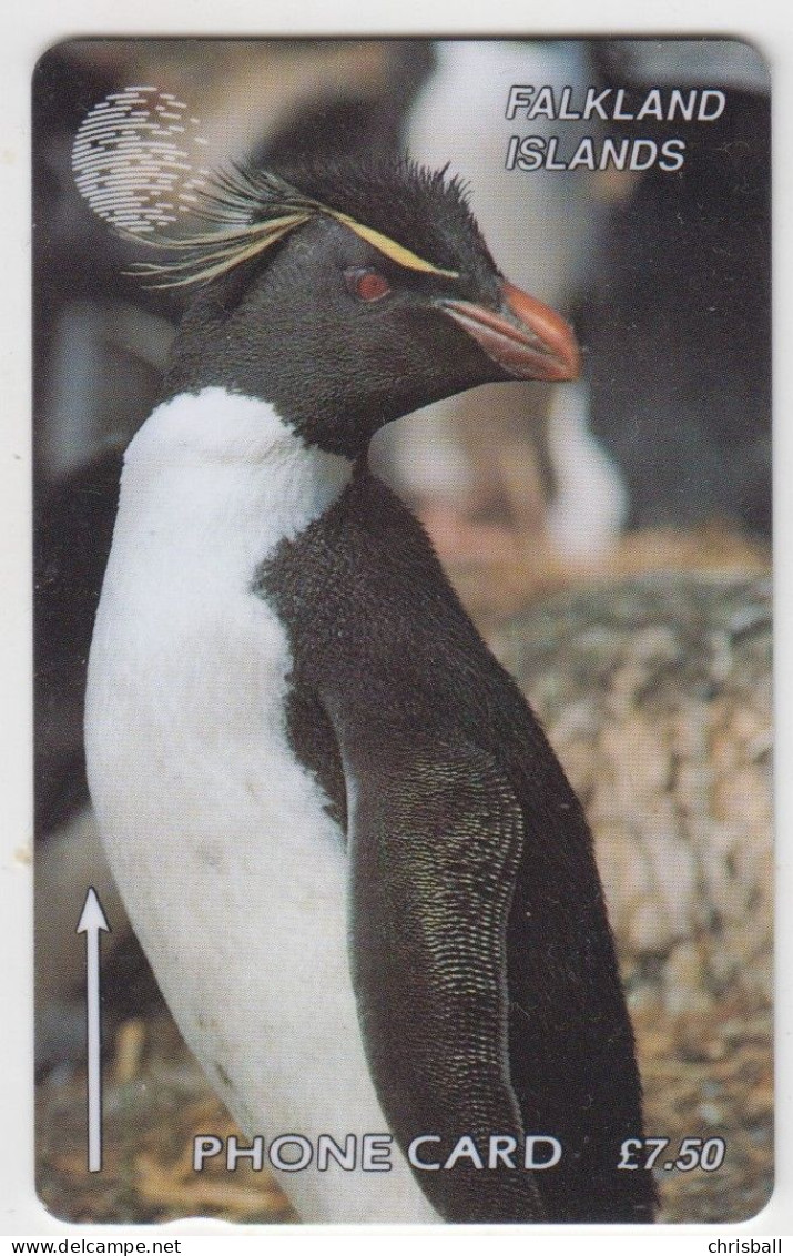 Falkland Islands Marconi Penguin  Phonecard - Fine Used - 184CFKA - Falkland