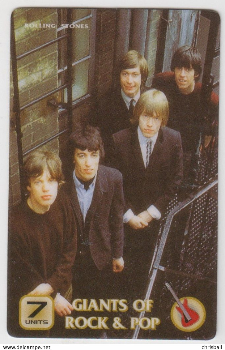 UK Remote Memory Phonecard - Rolling Stones Superb Mint Condition - [ 8] Ediciones De Empresas