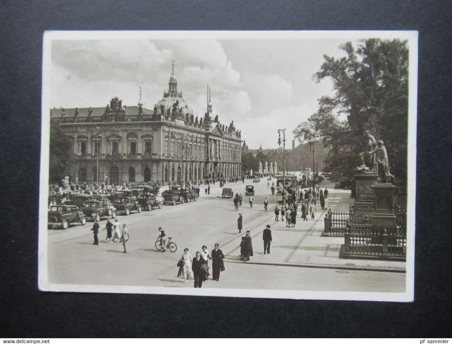 3.Reich Olympia 1936 Maschinenstempel Olympische Spiele Berlin Echtfoto AK Berlin Zeughaus Unter Den Linden - Mitte