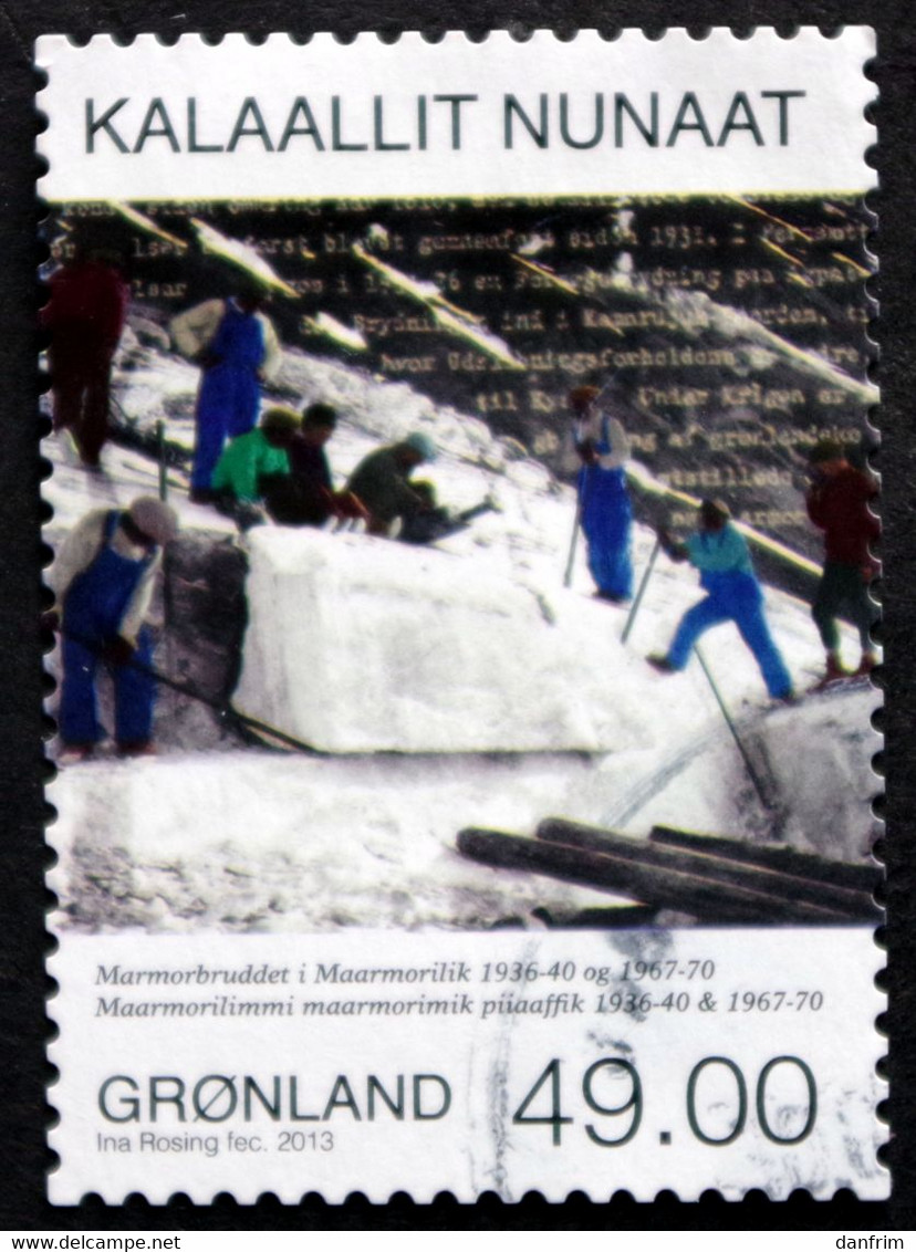 Greenland 2013  Mining IV  Minr.631  (lot D 1750 ) - Used Stamps