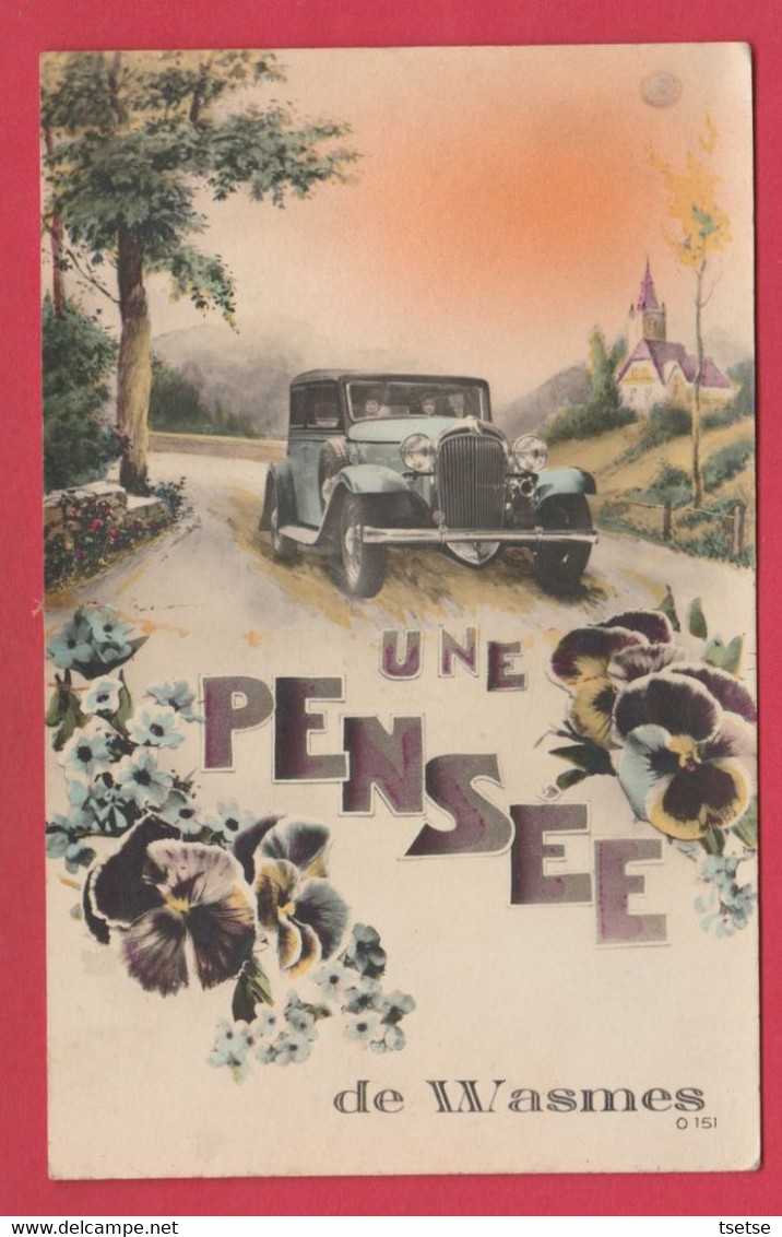 Wasmes - Une Pensée De ... Jolie Fantaisie  - 1927  ( Voir Verso ) - Colfontaine