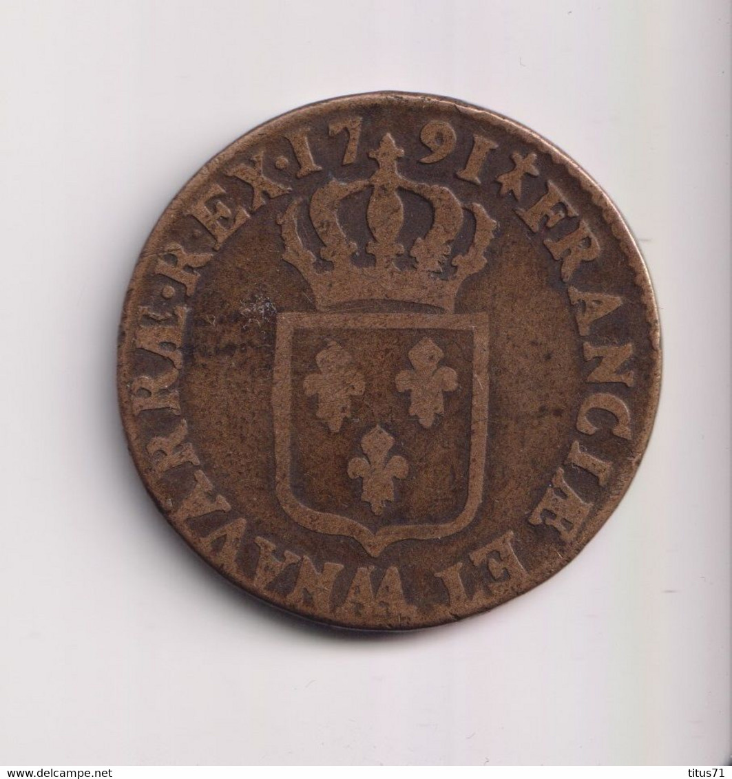 Sol 1791 AA France  - TTB - 1774-1791 Luigi XVI