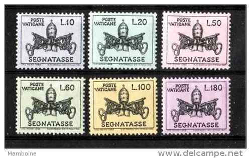 VATICAN  1968  Taxe  N ° 19 à 24    Neuf X X =   6 Valeurs Série Compl. - Postage Due