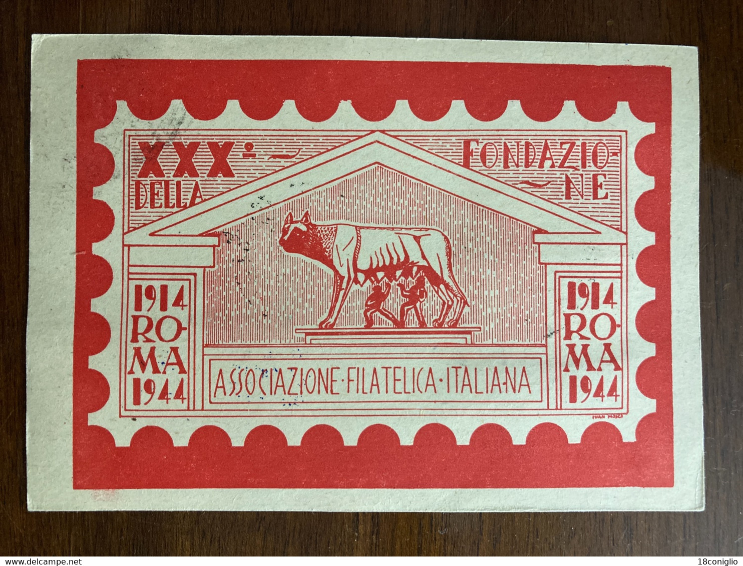 Italia Intero Postale Posta Aerea 60 Centesimi Con Sovrastampa Privata Cartolina Commemorativa Associazione Filatelica. - Entiers Postaux