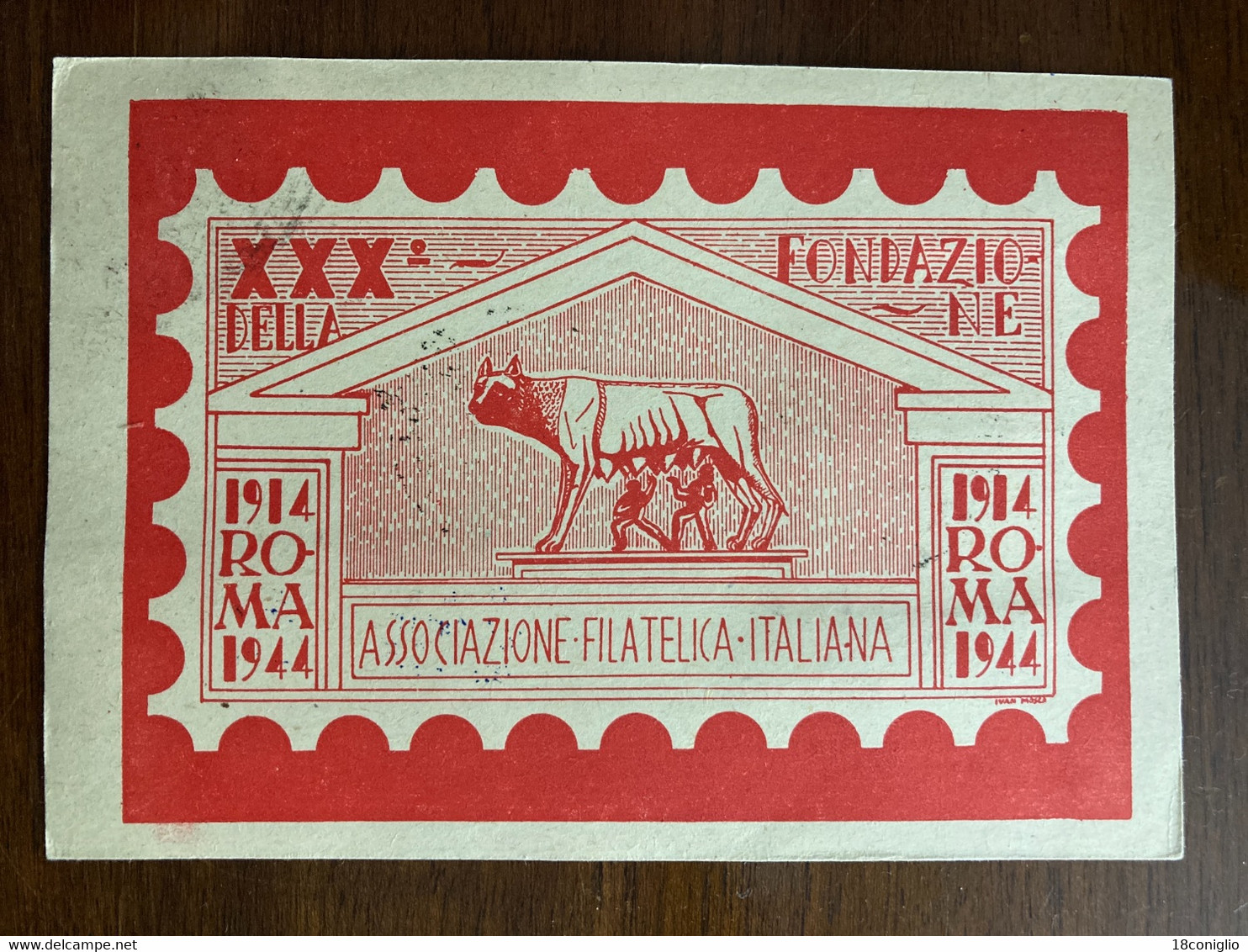 Italia Intero Postale Posta Aerea 60 Centesimi Con Sovrastampa Privata Cartolina Commemorativa Associazione Filatelica. - Stamped Stationery