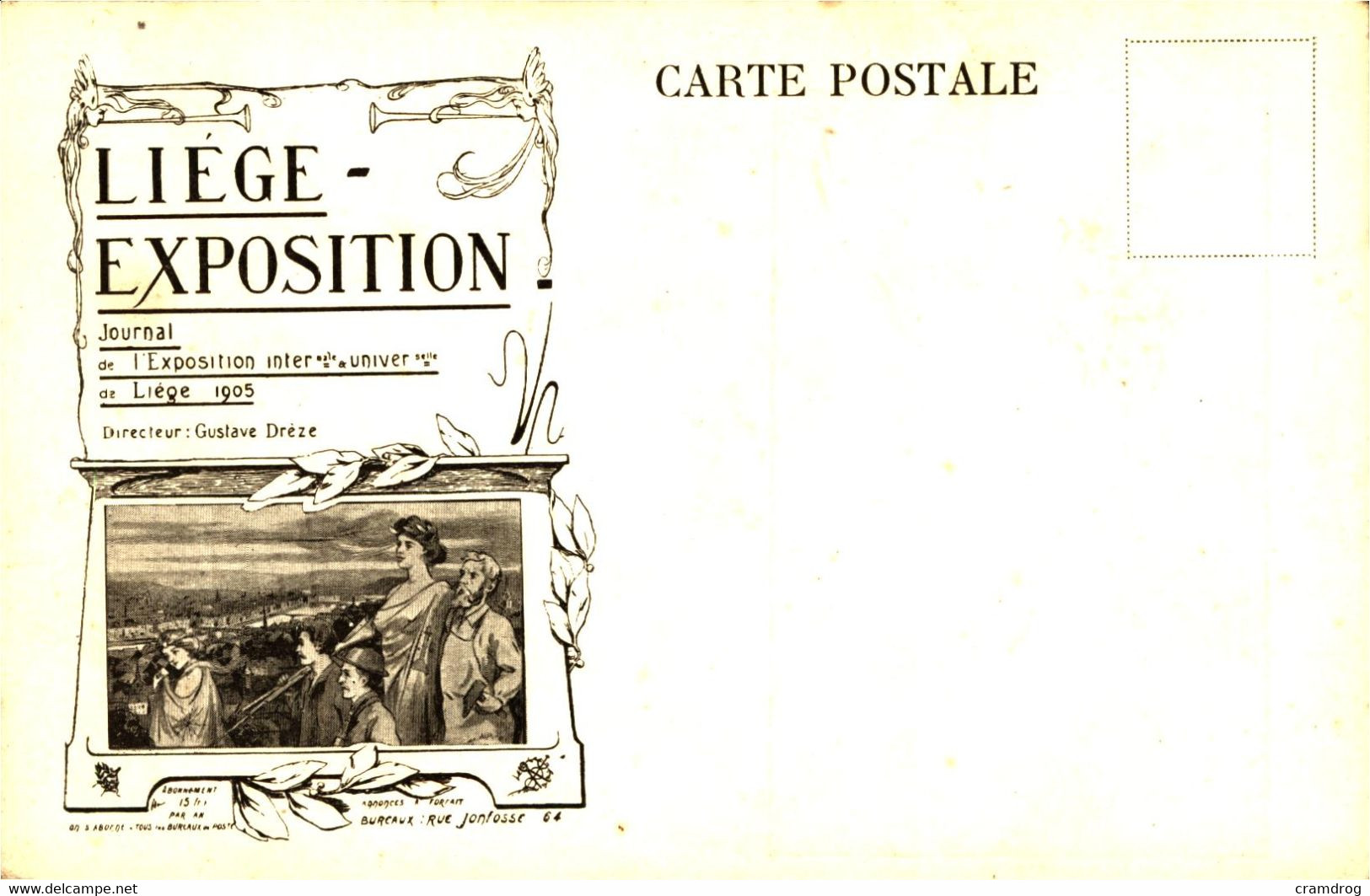 Liège Exposition Universelle 1905 - Verso : Publicité Savon Soleil- Pierre Ney - Verviers - 2 Scans - Liege