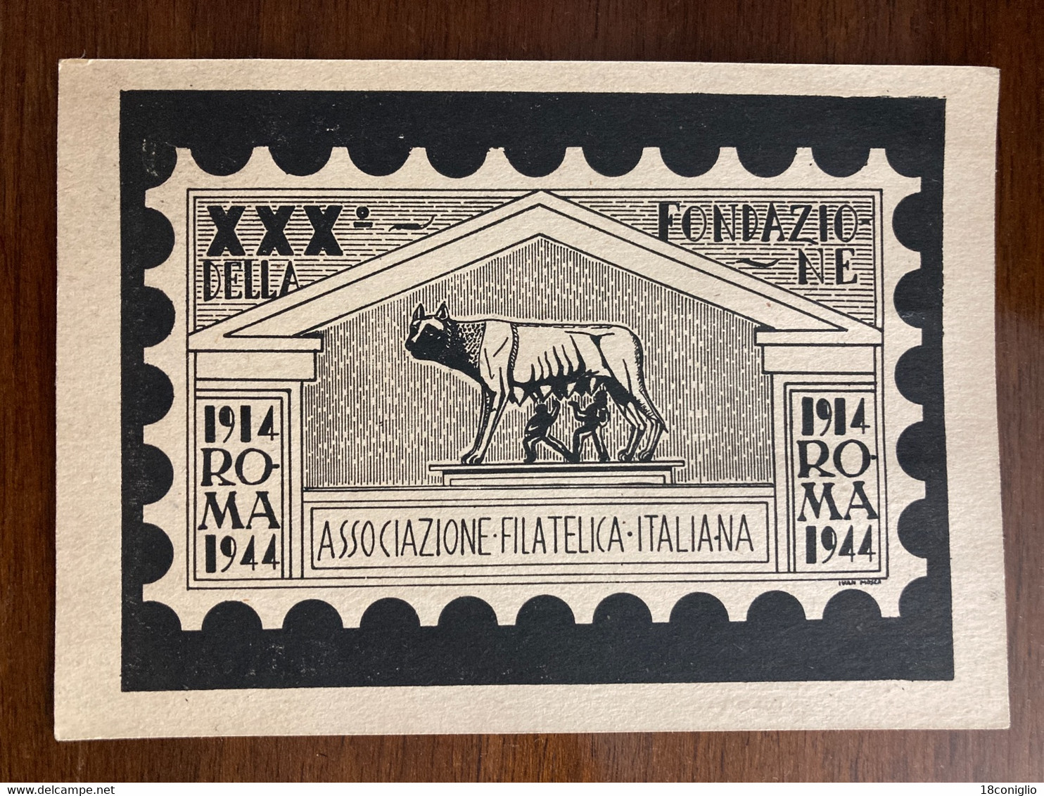 Italia Intero Postale Vinceremo 15 Centesimi Con Sovrastampa Privata Settimana Filatelica Romana. - Stamped Stationery