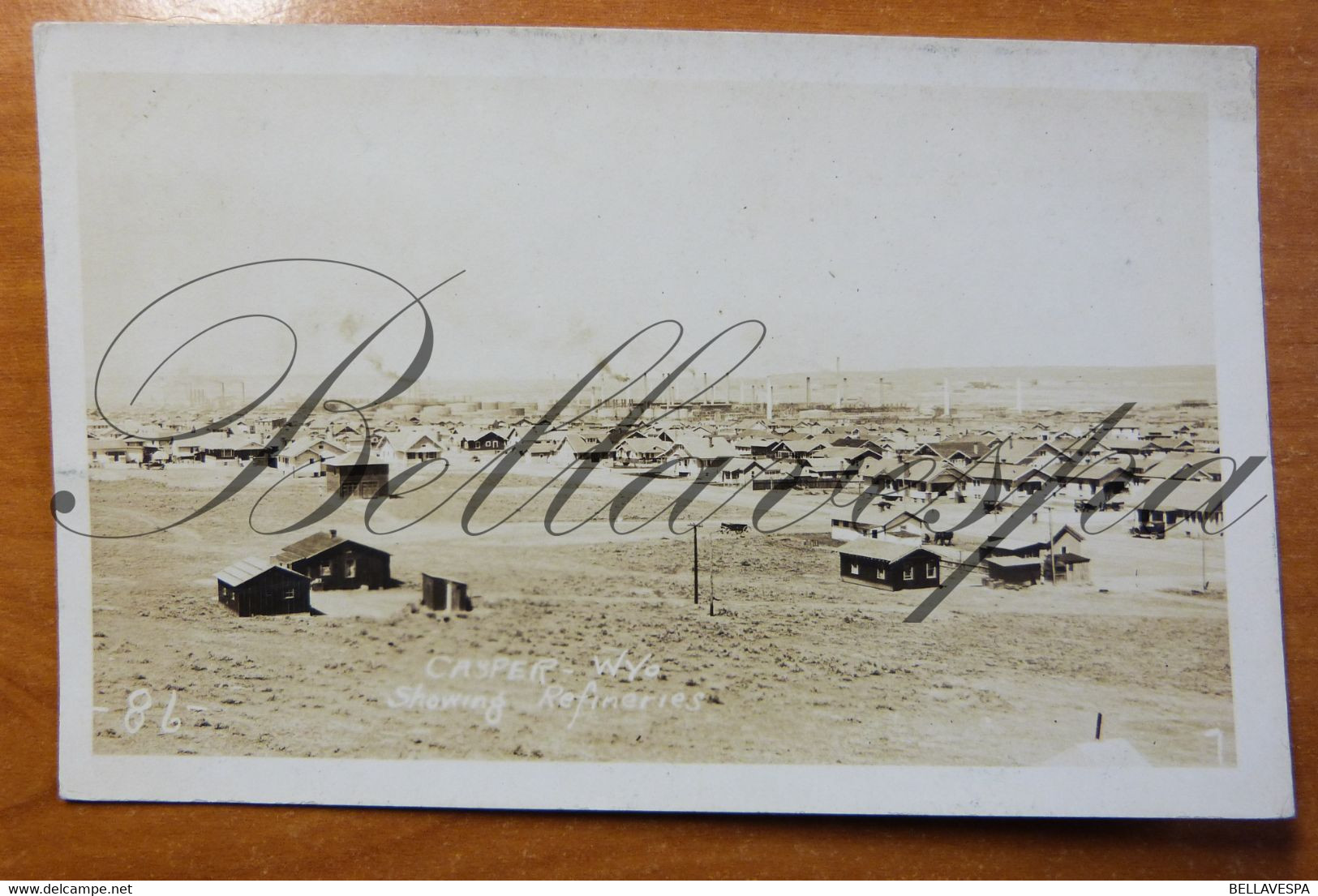 Casper Wyoming. Refineries- Factories View And Social Houses N°86 RPPC - Casper