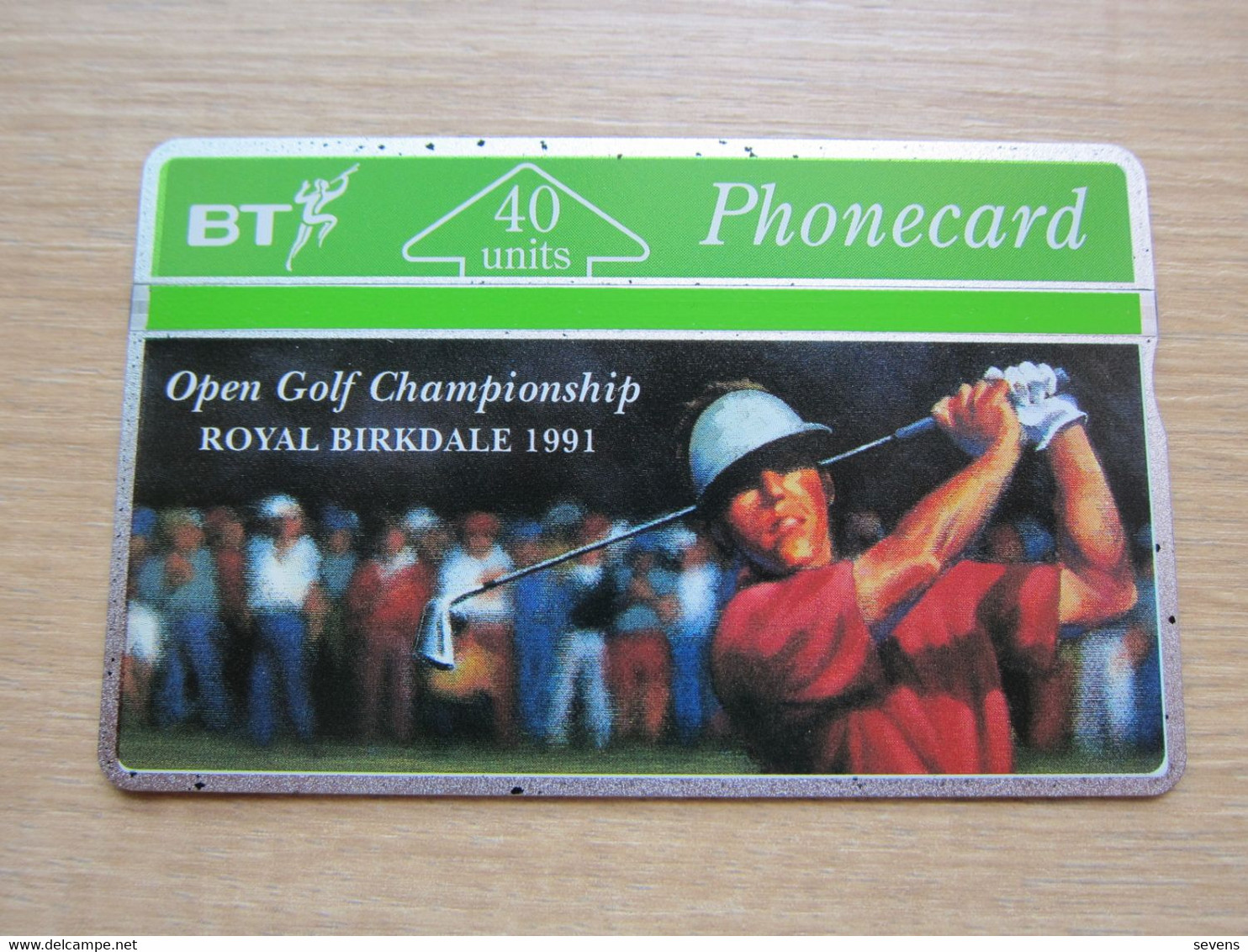 BTC042 Birkdale Golf Open 1991,mint,edge With Oxide - BT Souvenir