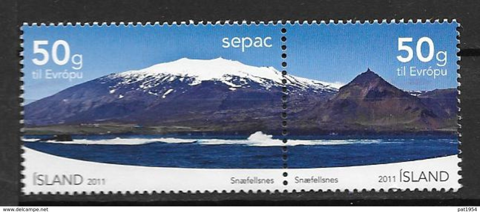 Islande 2011, N°1254/1255 Neufs Snaefellsnes SEPAC - Ongebruikt