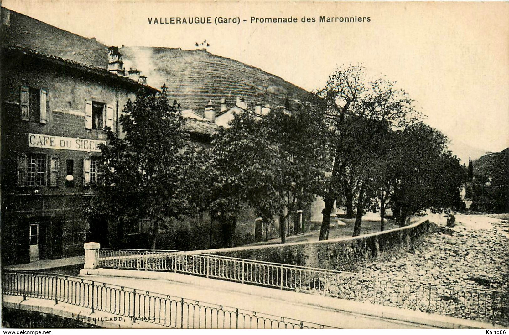 Valleraugue * La Promenade Des Marronniers * Café Du Siècle - Valleraugue