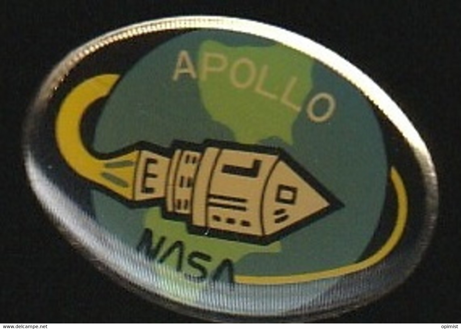 72472- Pin S-Le Programme Apollo Est Le Programme Spatial De La NASA . 1961 – 1972 - Raumfahrt