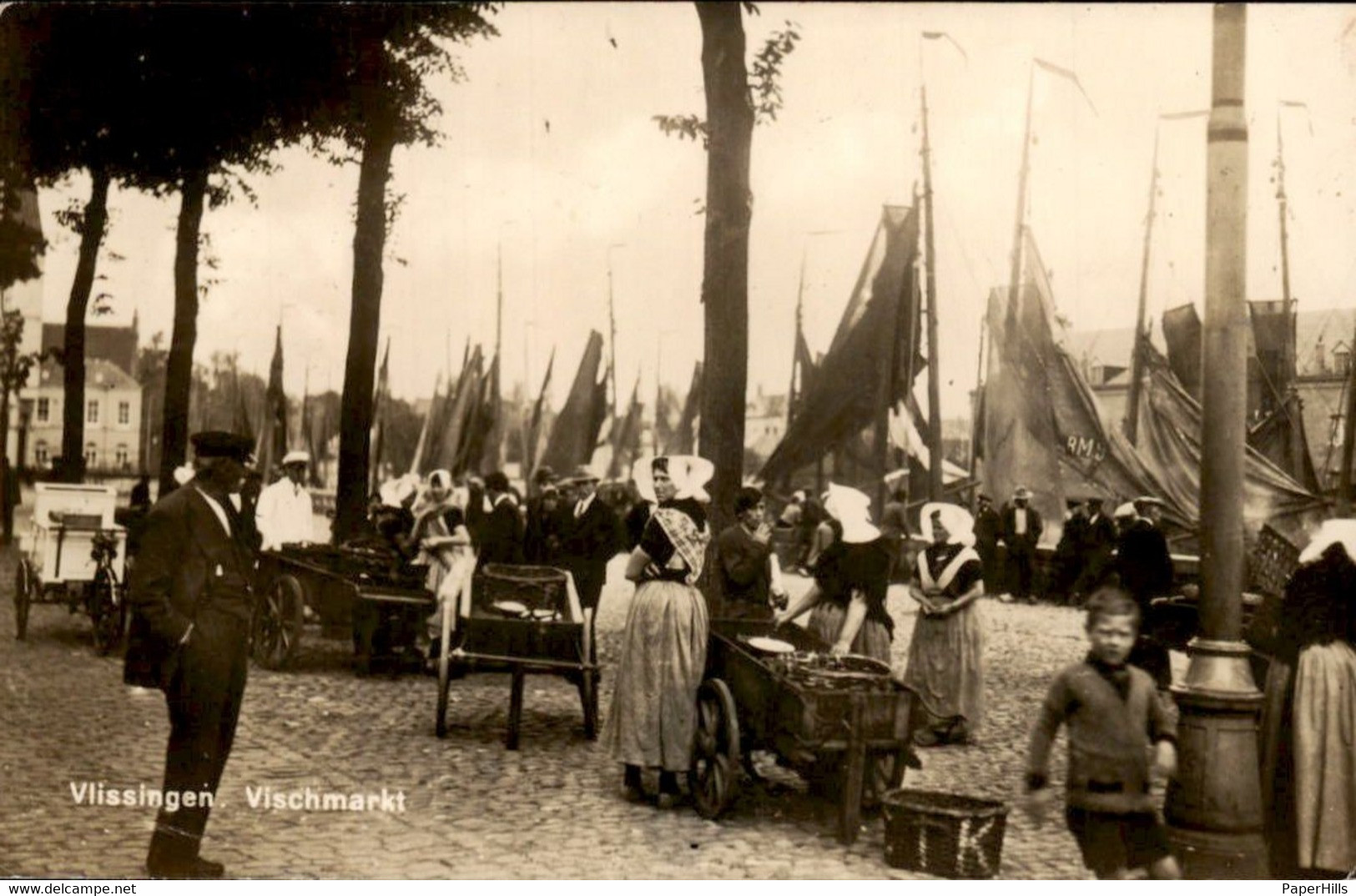 Vlissingen - Vischmarkt - 1947 - Vlissingen