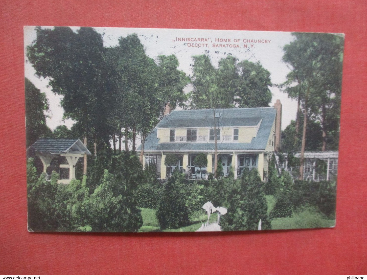 Inniscarra  Home Of Chauncey Olcott  Saratoga   New York    Ref 5115 - Saratoga Springs