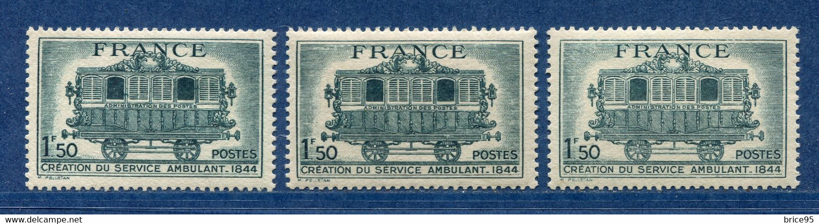 ⭐ France - Variété - YT N° 609 - Couleurs - Pétouille - Neuf Sans Charnière - 1944 ⭐ - Neufs