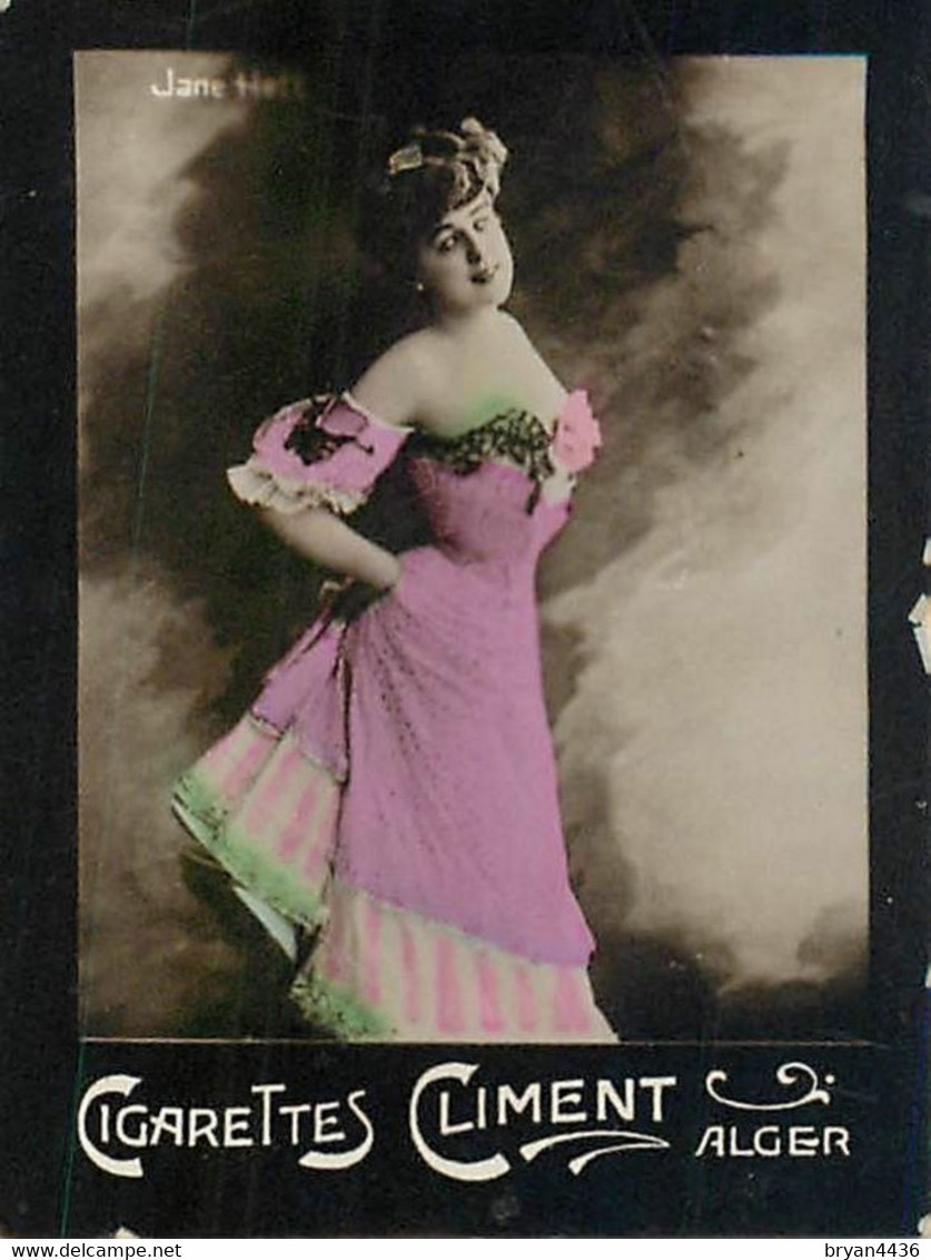 CARTE CIGARETTES CLIMENT  - JANE HETT - TRES BON ETAT - Climent