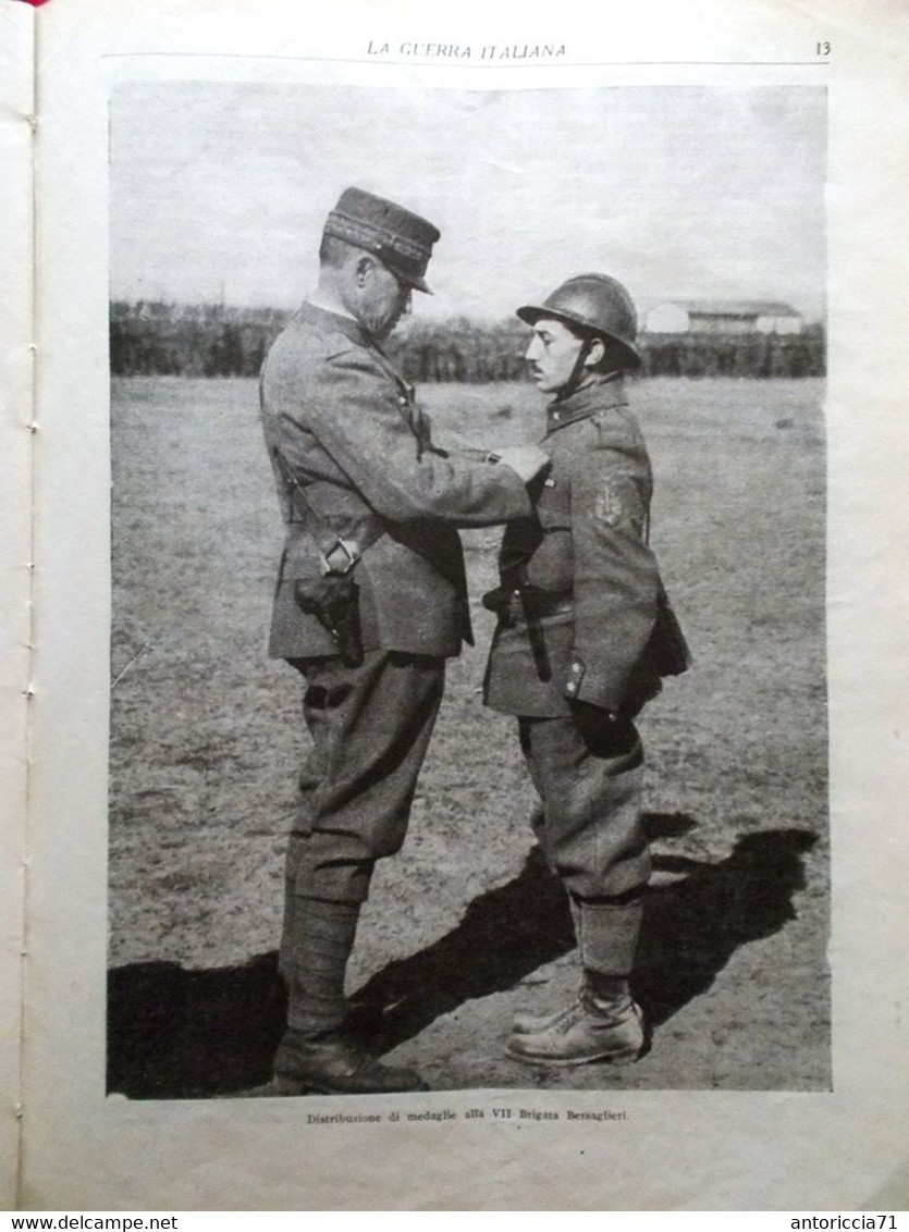 La Guerra Italiana 28 Aprile 1918 WW1 Pensuti Piave Valsugana Acqua Bersaglieri - War 1914-18