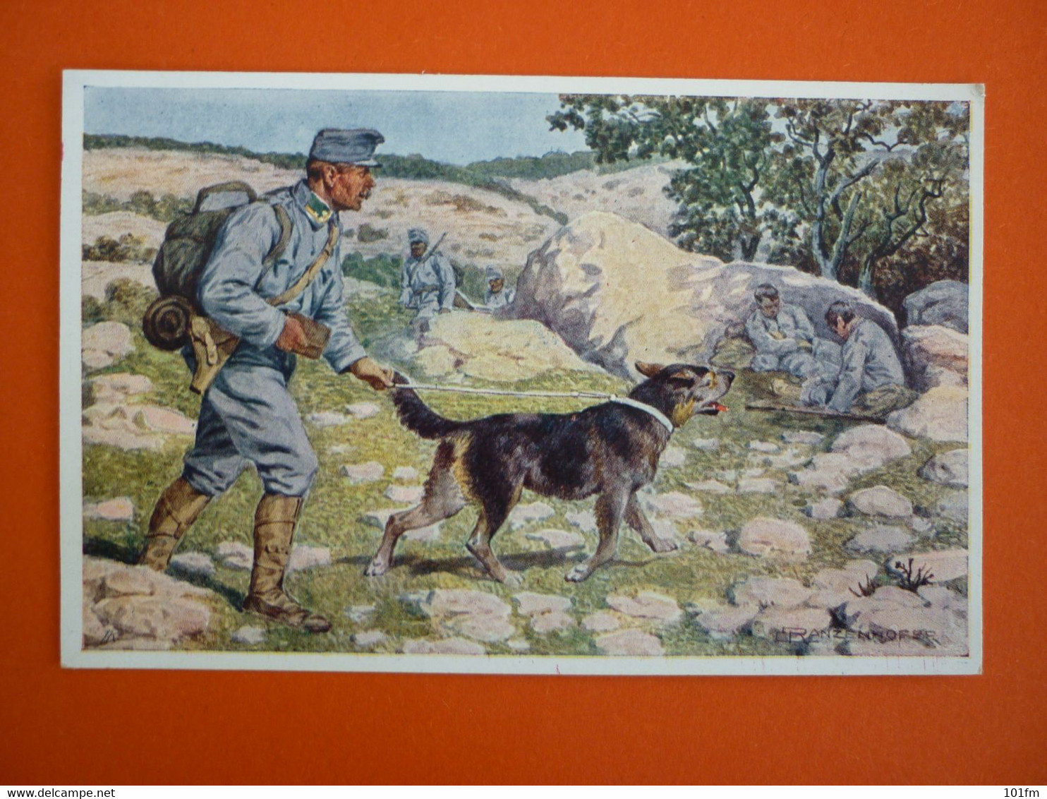 K.u.K. SOLDATEN WWI. - K.F.A. SANITATSHUNDE - Oorlog 1914-18