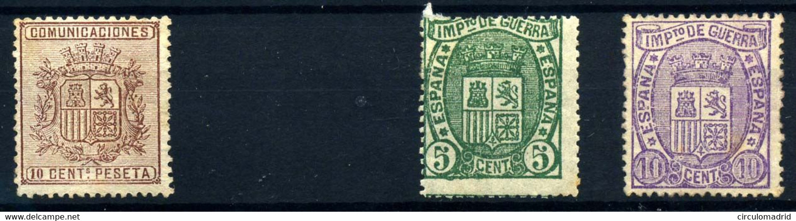 España Nº 153, 154/5. Año 1874/75 - Neufs