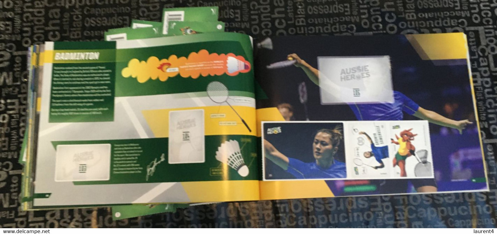 (ZZ 17) Olympic  - Australian Aussie Heroes - Book And Stickers From Nº2 To Nº120 Rowing - Archery - Badminton - Golf + - Books