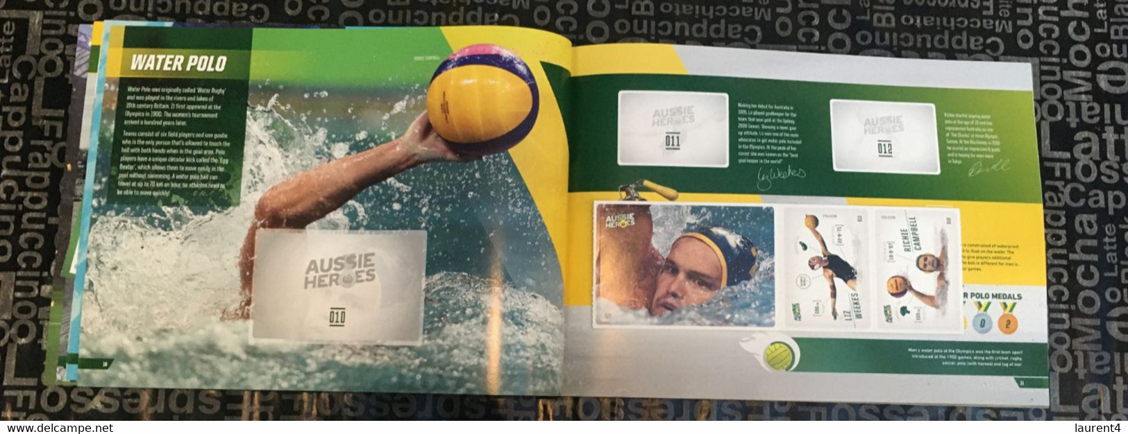 (ZZ 17) Olympic  - Australian Aussie Heroes - Book and stickers from Nº2 to Nº120 rowing - archery - badminton - golf +