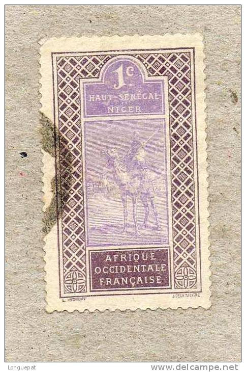 HAUT-SENEGAL Et NIGER : Méharé - Homme Sur Chameau - Used Stamps