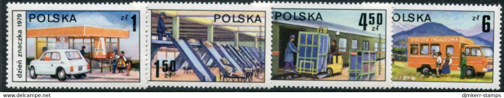 POLAND 1979 Stamp Day MNH / **.  Michel 2651-54 - Nuevos