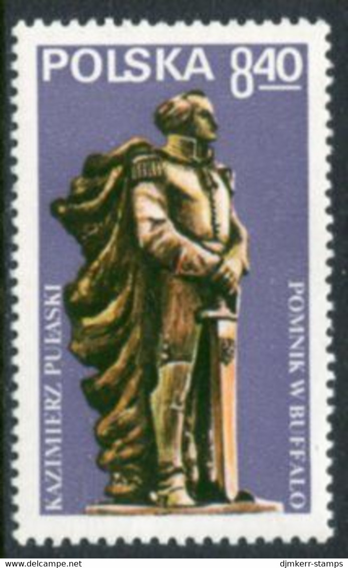 POLAND 1979 Pulaski Monument In USA MNH / **.  Michel 2649 - Unused Stamps