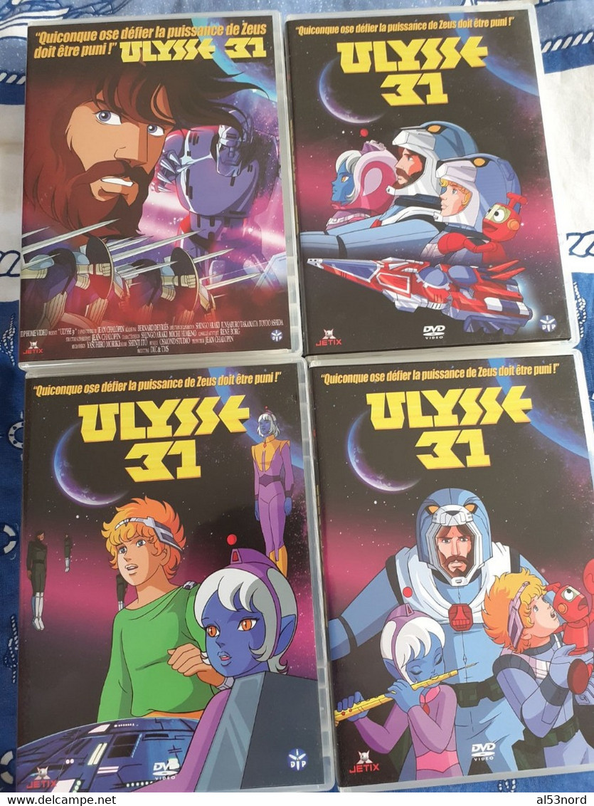 LOT DE 4 DVD ULYSSE 31 - Dibujos Animados