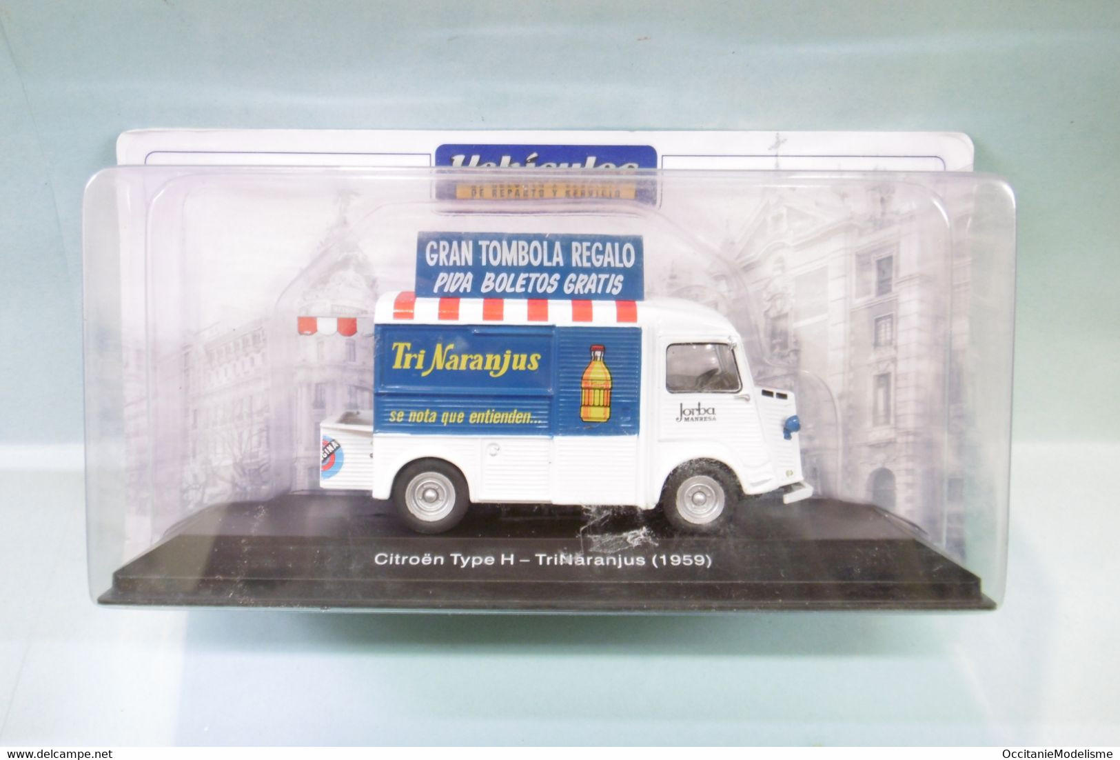 Ixo / Salvat - CITROEN TYPE H Trinanjus 1959 Orangina NBO Neuf 1/43 - Nutzfahrzeuge