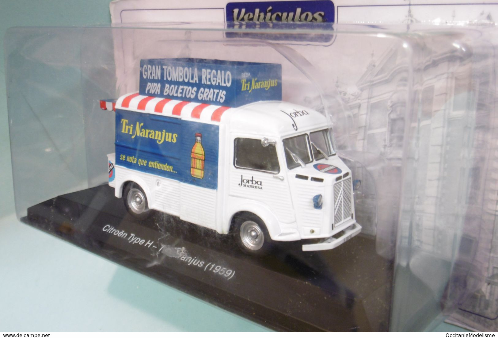 Ixo / Salvat - CITROEN TYPE H Trinanjus 1959 Orangina NBO Neuf 1/43 - Utilitaires