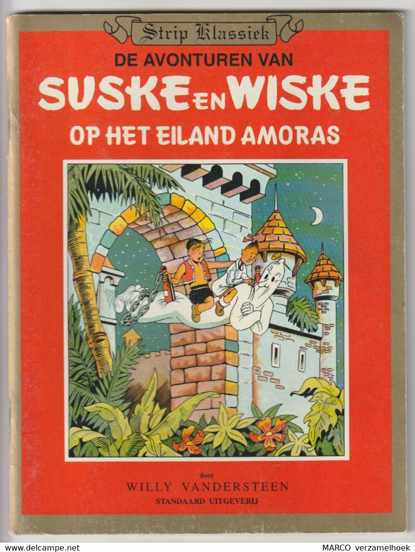 Suske En Wiske Strip Klassiek Op Het Eiland Amoras Standaard Herdruk 1945-46 Willy Vandersteen - Suske & Wiske