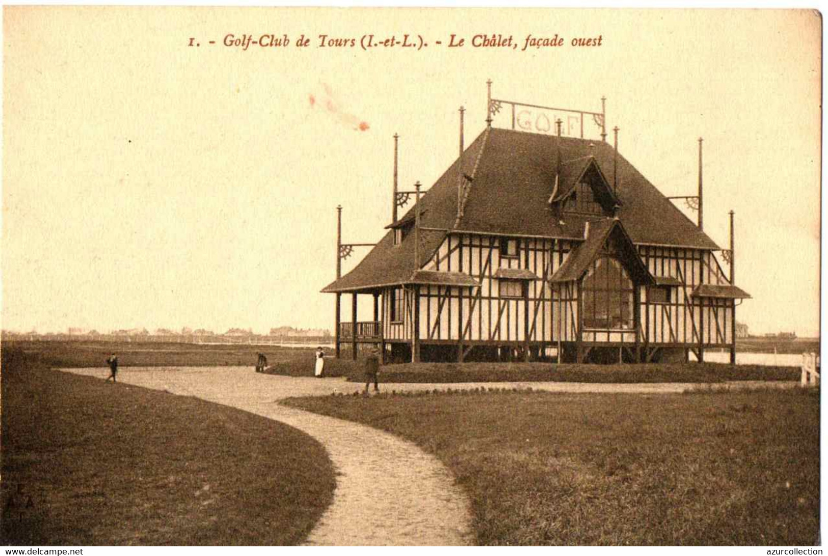 GOLF CLUB DE TOURS . 37 . LE CHALET ,COTE OUEST - Golf