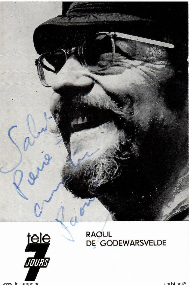 AUTOGRAPHE    RAOUL DE GODEWARSVELDE - Künstler